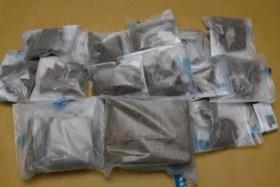 A total of about 2,280g of cannabis and ten LSD stamps were seized in the vicinity of Sims Ave East on Oct 6, 2022.