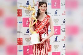 Miss Japan Karolina Shiino was born in Japan but has lived in Japan for more than 20 years and is a naturalised citizen.