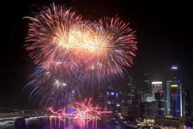 This is the second consecutive year the countdown will be marked without fireworks since the annual event began in 2005.