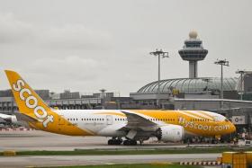 From May 2 to 6, 33 Scoot flights were cancelled, according to data from Changi Airport’s website.