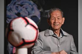 Mr Chia's ability to skirt danger on the field was honed as a teenager growing up in war-torn Singapore.
