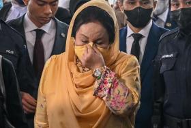 Rosmah Mansor arrives for the verdict in her corruption trial at the high court in Kuala Lumpur on Sept 1, 2022.