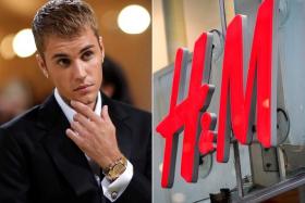 Bieber urged his 270 million Instagram followers not to buy H&M's merchandise, saying it was on sale without his approval.