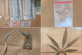 The drugs seized have an estimated street value of $62,000.