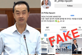 The fake account, which goes by the name “dr.Philip.Nguyen”, copied Senior Minister of State for Manpower Koh Poh Koon’s profile photo and his posts.