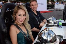 Social media influencer Xiaxue (left) and her husband Mike Sayre in a photo taken in 2016.