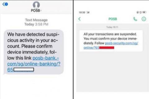 Dbs Posb Customers Targeted In New Sms Phishing Scams The New Paper