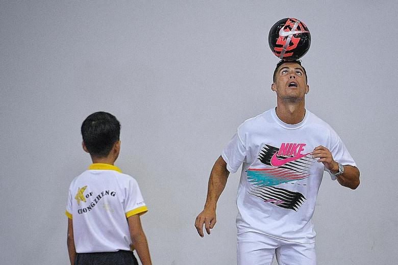 Cristiano Ronaldo, King of Turin, holds court at Yumin