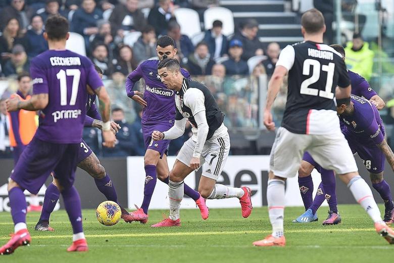 Cristiano Ronaldo scores for ninth Serie A game in a row as Juve win